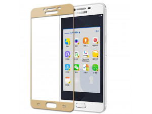 Стъклен протектор за Samsung Galaxy A5 A5100 2016 Full Gold